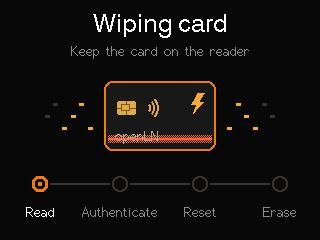 Card wiped (wiping a card) frame 2 of 12