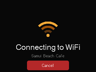 Connecting to WiFi frame 3 of 16