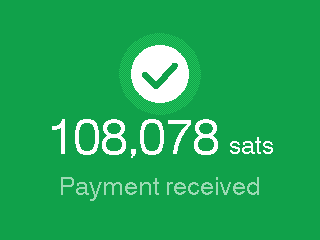 Large payment (125,000 sats) frame 8 of 12