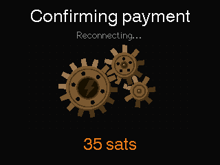 Reconnecting while confirming frame 6 of 12