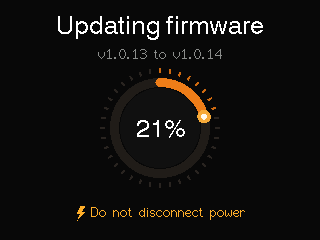 Firmware update frame 6 of 16