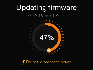 Firmware update frame 8 of 16