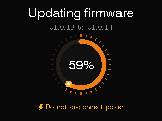 Firmware update frame 9 of 16