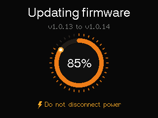 Firmware update frame 11 of 16