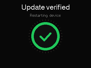 Firmware update frame 16 of 16